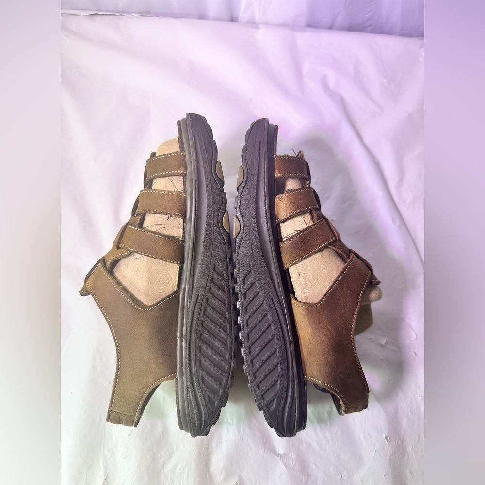 Skechers Tan Platform Sandals - Picture 7 of 10